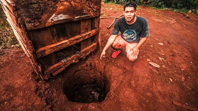 Joven salvó la vida de bebé abandonado en el pozo de una letrina
