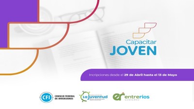 Comienza la inscripción del ciclo de formaciones del Programa Capacitar Joven