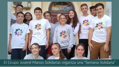 El Grupo Juvenil Manos Solidarias organiza una semana solidaria