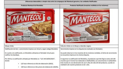 Prohibieron la venta de Mantecol falsificado: las diferencias con el original