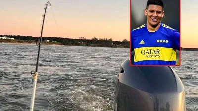 Otro jugador del Boca campeón eligió el Paraná para pescar en su descanso