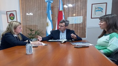 Evalúan la marcha de las obras en ejecución y los proyectos para el departamento Diamante