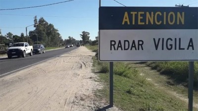 Localidad santafesina instaló un radar y labraron 13.000 multas en siete meses