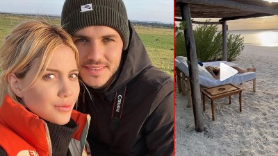 Icardi respondió al audio sobre su divorcio con un video de Wanda al desnudo
