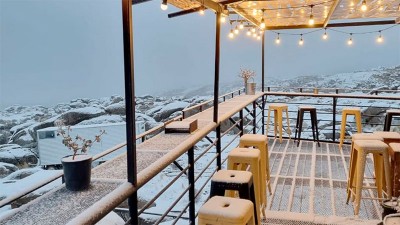Se registran nevadas en Córdoba y cortan tránsito en la ruta de la Altas Cumbres