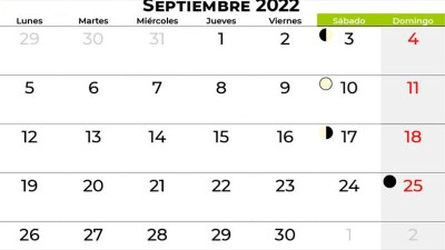 Quiénes tendrán feriados en septiembre y cuándo habrá otro fin de semana largo