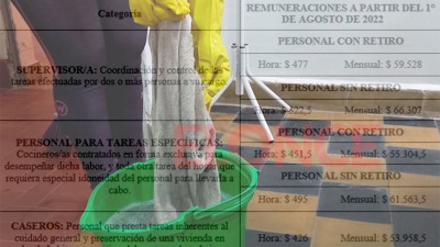 Empleo doméstico: oficializaron suba salarial y detallaron los nuevos sueldos