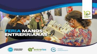 Más de 120 emprendimientos de la Economía Social participarán de la Feria Manos Entrerrianas