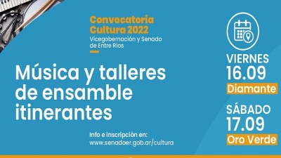 Soy de Entre Ríos llega a Diamante y Oro Verde