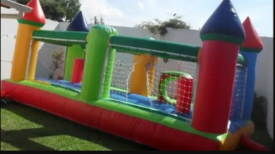 Salta: explotó un pelotero y un niño lucha por su vida