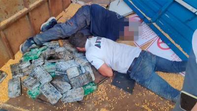 Hallaron 87 kilos de cocaína en la frontera Concordia-Salto