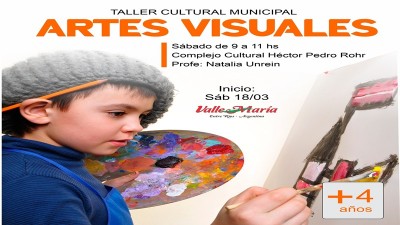 Comienza nuevamente el Taller Cultural Municipal de Artes Visuales