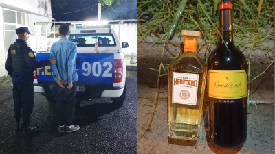 Entró a un local de bebidas para hacer una consulta y terminó robando