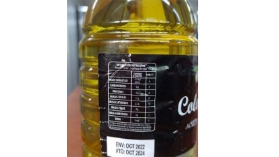 Prohíben la elaboración y comercialización de un aceite de oliva