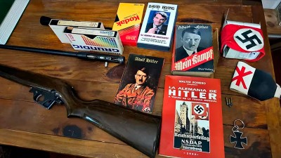 Allanan estudio jurídico por prostíbulo VIP y descubren un museo del nazismo