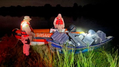 Incautan mercadería de contrabando que pretendían ingresar por agua a Entre Ríos