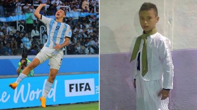 La historia detrás del festejo bailando malambo de Alejo Véliz, el goleador de la Argentina