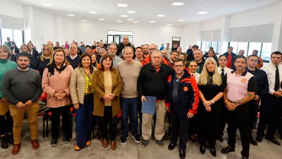 Bordet impulsa obra social y un fondo jubilatorio para las y los bomberos voluntarios entrerrianos