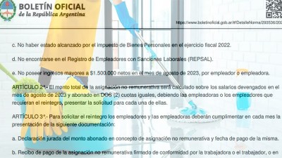 Trabajo doméstico: cómo deben hacer empleadores para el reintegro de suma fija