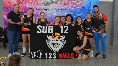 Villa Dora se quedó con la Copa Valle María de Voley