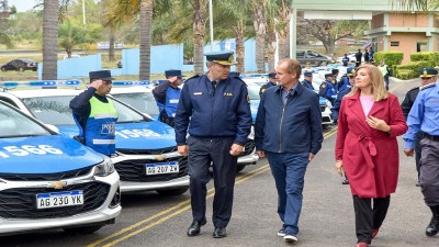 Entregaron 76 nuevos vehículos a la Policía para fortalecer la seguridad en Entre Ríos