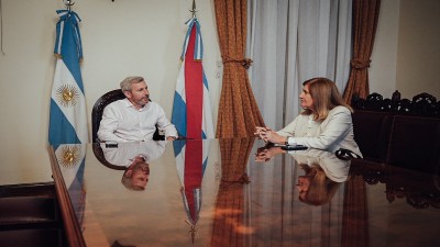 Frigerio recibió a la Intendente Romero