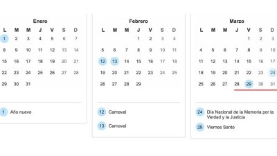 Cuándo será el próximo feriado: los fines de semana largos de 2024 en Argentina