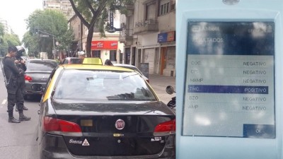 Discutieron por el tránsito y dieron positivo en el control de narcolemia