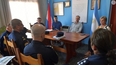 Sokolovsky se reunió con autoridades policiales