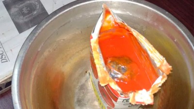 Abuela llevó un puré de tomate con drogas y pastilla a su nieto preso