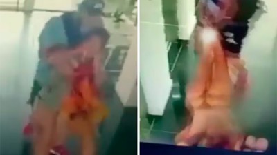 Video: golpeó a una joven, la arrastró semidesnuda y todo quedó grabado
