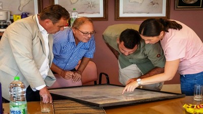 Repasan los trabajos en ejecución en el camino La Vuelta Mala, entre las rutas 11 y 12