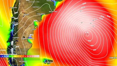 Un ciclón extratropical podría generar grandes olas en la Costa Atlántica