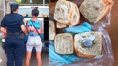 Fue a visitar a un preso a la cárcel y llevaba droga escondida en una galleta