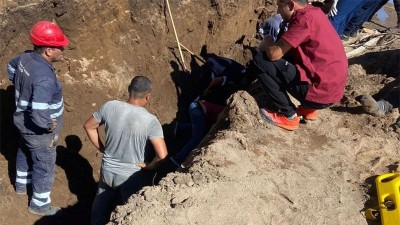 Obrero quedó sepultado tres metros bajo tierra y salvó su vida de milagro