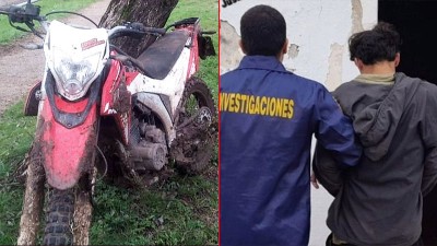 Robo de moto desató persecución policial: el ladrón se ocultó abajo de la cama