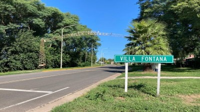 Gran peña en Villa Fontana