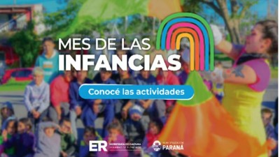 Habrá actividades en distintos barrios por el Mes de las Infancias