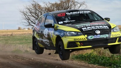 Guillermo Piton y Juan Capurro festejaron en el Rally Entrerriano en Diamante