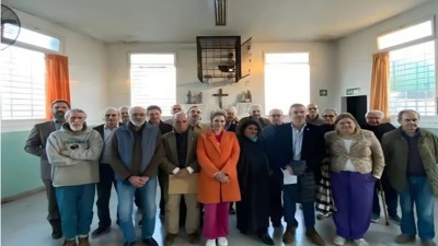 Apareció la foto de la visita de diputados a represores en Ezeiza y hay dos entrerrianos