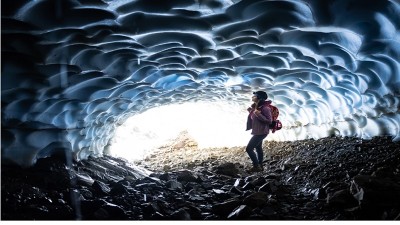 Los túneles de hielo en Esquel serán declarados área natural protegida