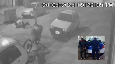 Video muestra cómo ladrón es reducido a palazos por la madre de la víctima y sus vecinos