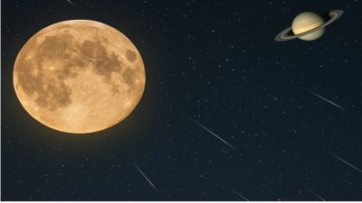 El cielo de octubre brillará con la última superluna del año, lluvia de meteoros y planetas visibles
