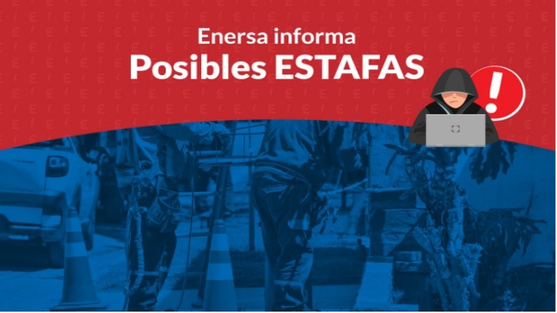 Enersa alerta a la población por falsos operarios y robos en domicilios