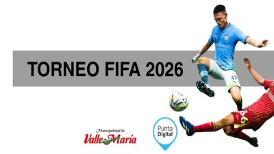 Valle María organiza un Torneo de FIFA para jóvenes en el Punto Digital