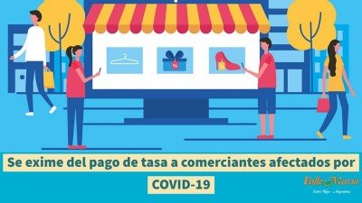 Se exime del pago de tasa a comerciantes afectados por Covid-19