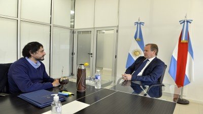 Ley de fibromialgia, salud y desarrollo social fueron los temas que abordaron Bordet y el diputado Huss