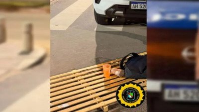 Insólito robo en un hotel: se llevó una parrilla de cama y quiso escapar a pie