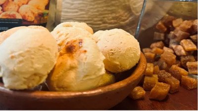 Creó chipa relleno con madera comestible que sorprende con su particular sabor