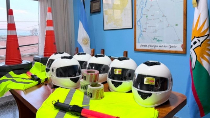 Valle María recibió equipamiento para fortalecer la seguridad y la prevención